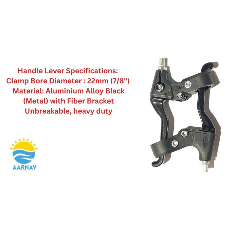 AARNAV Complete V Brake Set V Brakes, Cables Black Levers,