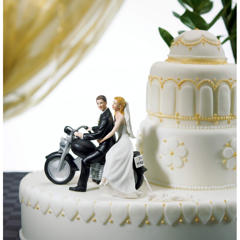 Weddingstar Motorcycle Get-Away Wedding Couple Figurine