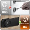 Cabinet Password Lock, 2 Pcs 4 Inch Cabinet Hasp Latch