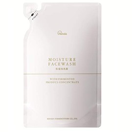 Manda Enzyme Moisturizing Foam Face Wash Refill, 5.3 fl oz (160 ml), Manda Enzyme Extract Liquid Blend, Face Wash Refill