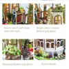 DIY Miniature House Kit,Mini Green Garden House Building kit with