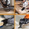 Kyoffiie 100Pcs Oscillating Saw Blades, Quick Release Multi Tool Blades