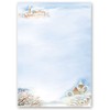 Writing Paper Set 40 Pieces Winter Landscape Nature and Landscape