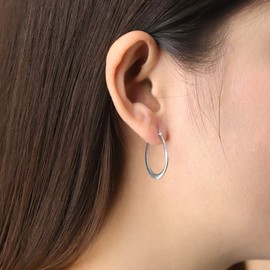 Boma Jewelry Sterling Silver Horseshoe Hoop Earrings