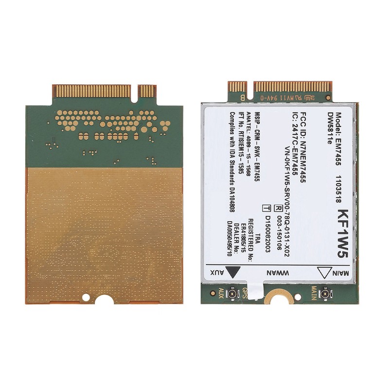 Replacement Wireless EM7455 for Dell DW5811e Qualcomm 4G LTE WWAN