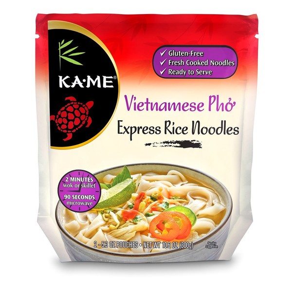 Ka-Me Express Rice Noodles, Vietnamese Pho, 10.6 Ounce (Pack of 6)