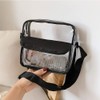 Enkrio Clear Bag, Transparent Bag, Crossbody Bag, Lightweight, PVC Material,
