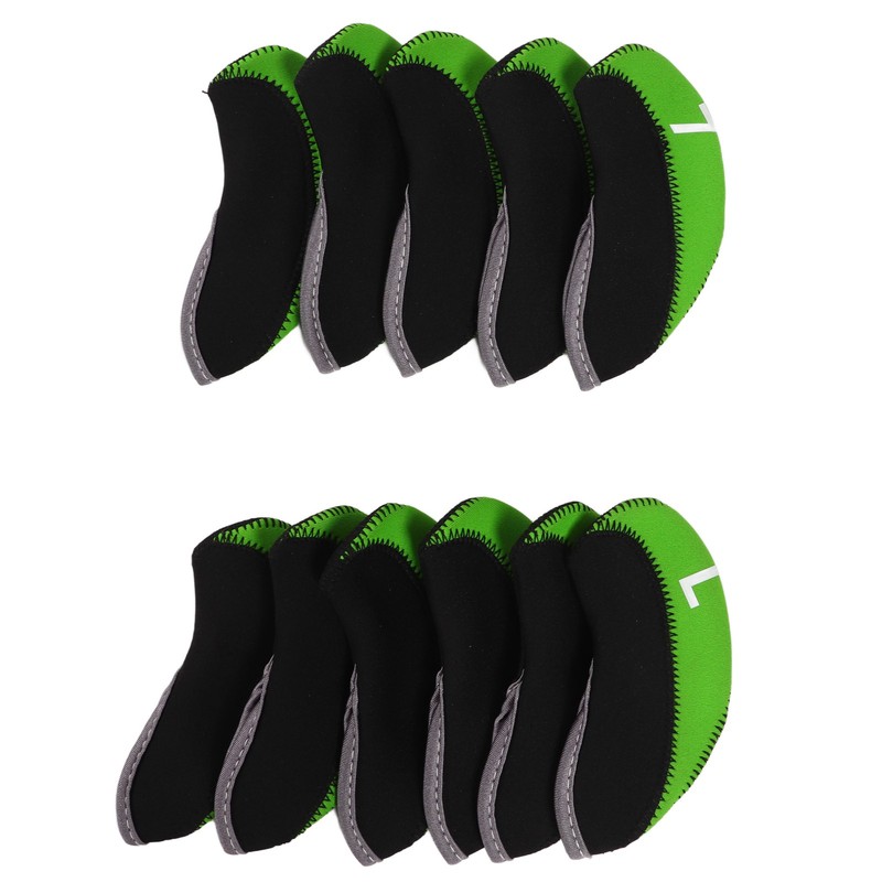 11Pcs/Set Number Golf Iron Headcover Neoprene Golf Club Iron Head