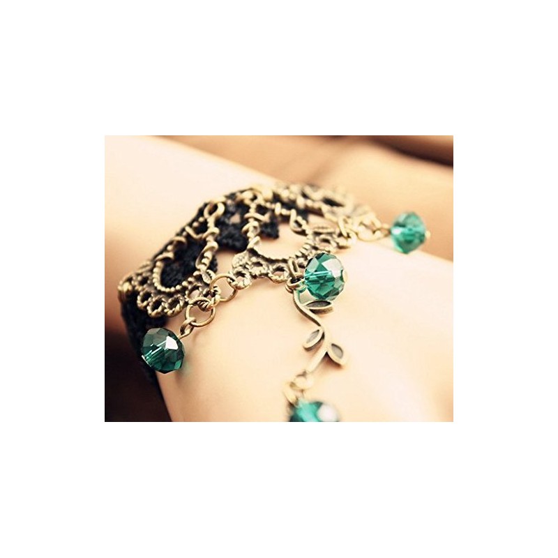 Enchanting Nobility Gothic Loli Bracelet Wristlet Hair Elastic Set Costume