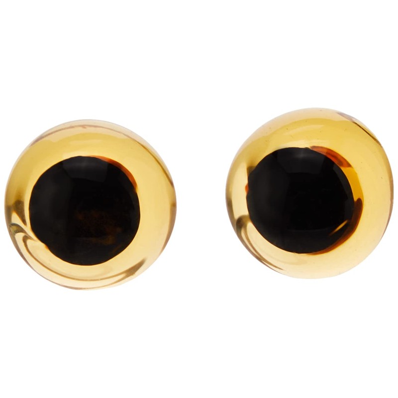 EFCO1037009 Tieraugen gelb › 14mm, 2 Stücke