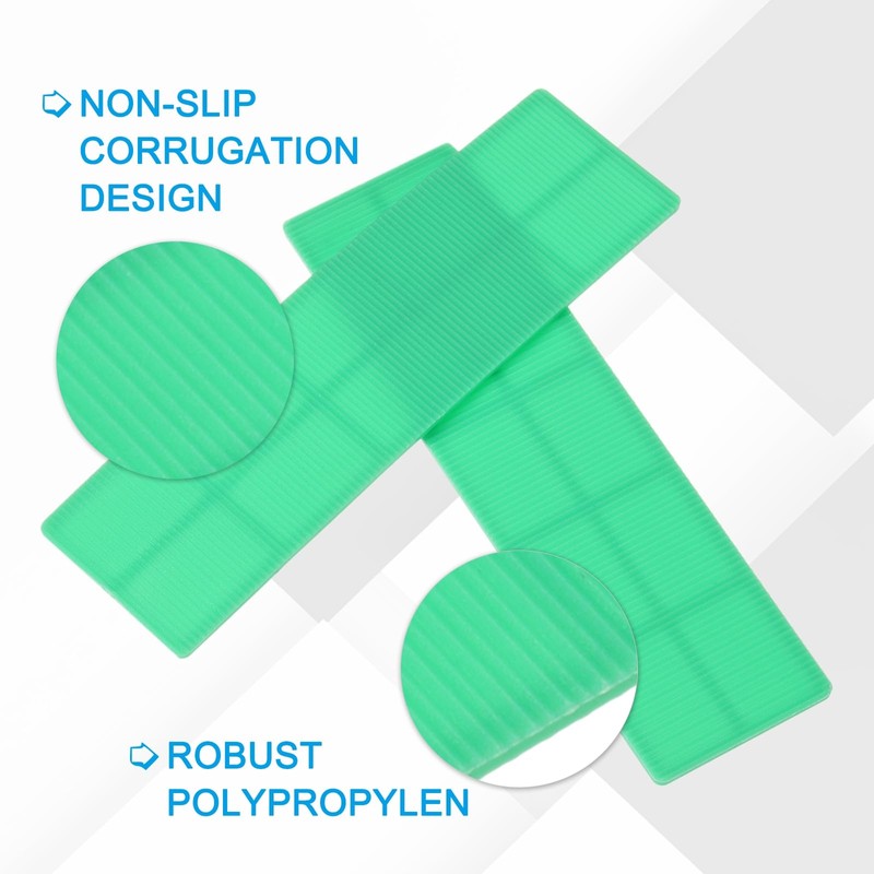 QUARKZMAN Pack of 60 Plastic Spacer Plates 100 x 28