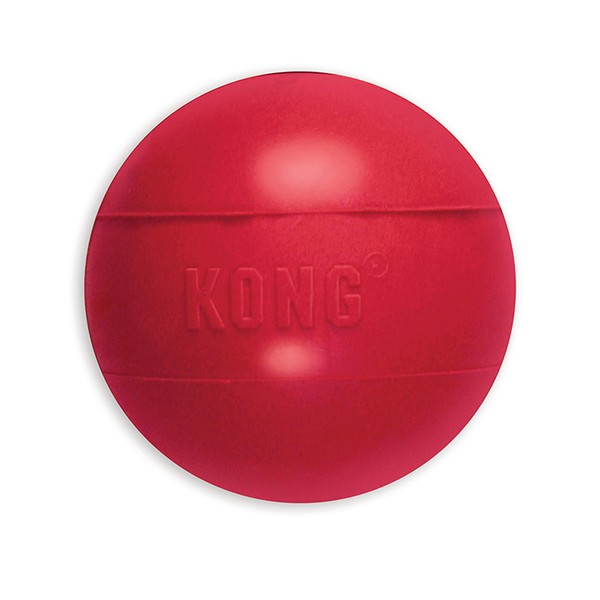 KONG - Ball with Hole - Durable Rubber, Fetch Toy - for Medium/Large Dogs