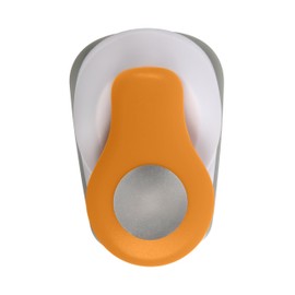 Fiskars Medium Lever Punch, Circle, Plastic, White/Orange