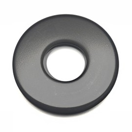 Busieea 50 PCS 1/4" Stainless（304） Flat Washer, 7/10" OD, Black Electroplated Flat Washers Made of Stainless Steel, Flat Washer for Decorating Parts