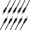 COOLM 10 Pack 3.5mm x 1.35mm DC Power Male Plug