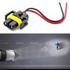 4Pcs H11 H9 H8 880 881 Female Adapters Wiring Harness