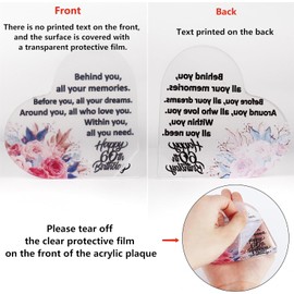 Merclix 16th Birthday Acrylic Plaque 16th Birthday Gifts Girl Keepsake Daughter Niece Sweet 16 Gifts for Girls Sister 16th Birthday Presents Birthday Gifts for 16 Year Old Girls for Best Friends