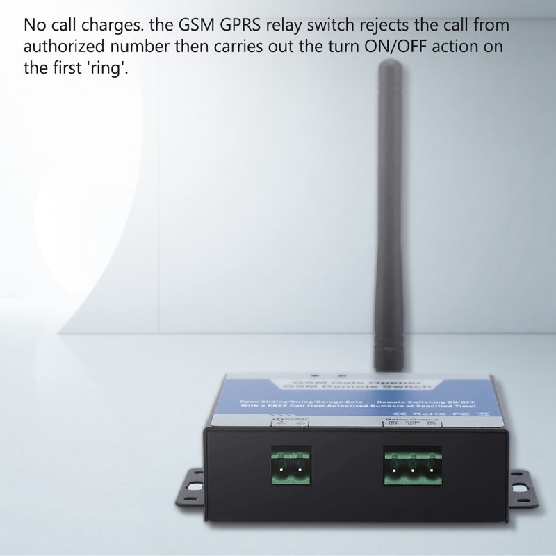 GSM Door Access Gate Opener Wireless Remote Control Switch Free