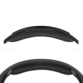 Geekria Protein Leather Headband Pad Compatible with Astro A50 Gen 3, Headphones Replacement Band, Headset Head Top Cushion Cover Repair Part (Black)