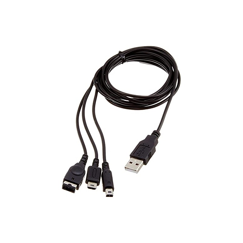 (New3DSLL/New3DS/3DS/DS/GBASP用) マルチゲームUSB充電ケーブルV2