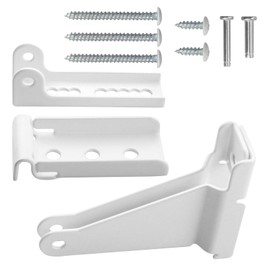 RMSPO Storm Door Closer Bracket in White Color, Reinforced Repair Jamb Bracket Compatible with Andersen, Emco, Larson,Pella,40201 Door Repair Kit, Screen Door Closer Replacement Part for Storm Door