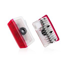 Courtesi No Fade Welcome Light, Door Lamp Logo Courtesy Lamp for Car LED Logo Projection HD Color Retain (AMG011)