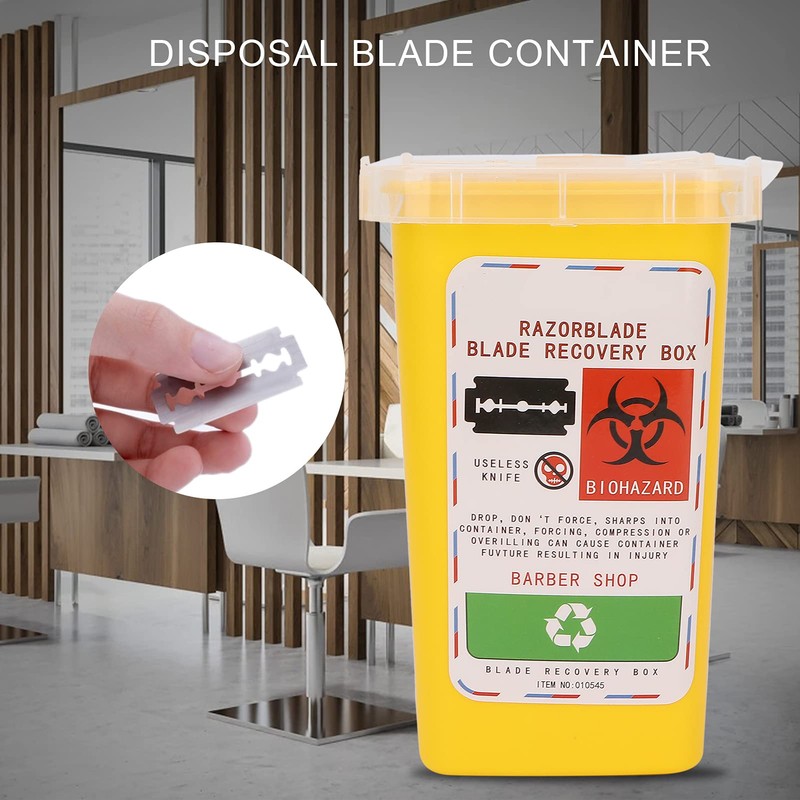 Blade Disposal Box, Disposal Blade Container, Blade Container for Beauty