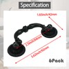 Savagrow 6pcs Vintage Drop-Down Bail Pull Handles 2.5" Hole Spacing