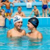 Swimming Cap Kids Boys Swim Cap Kids Waterproof Shark (White)