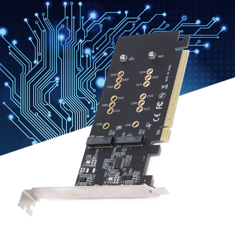 Expansion Card PCI Express 3.0 X16 to M.2 NVME SSD