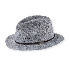 Pistil Women's Sedona Wide Brim Fedora, Black