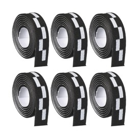 PATIKIL 18" Table Tennis Side Tape, 6 Pack Ping Pong Edge Tape Protect The Edges of Rubber and Blade for Paddles Racket, Black