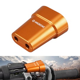 NICECNC Motorcycle Hand Throttle Cable Cover Aluminum Compatible with KTM 125-450 XC XCF SX SXF 2016 125-500 XC XCF XCW XCF-W SX SXF EXC EXCF 2017-2022 125-500 XCW XCF-W EXC EXCF 2023,See fitment