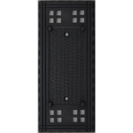 Arts & Crafts Mission Style Oil Rubbed Bronze 1 Gang Blank Switch Plate