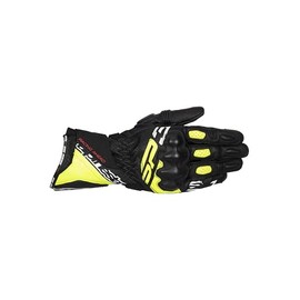 Alpinestars SP-3 Black Yellow Fluo White Leather Motorcycle Gloves, 3XL