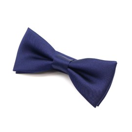 Gran creer Bow Tie for Adults, Silk, Made in Japan, Fuji Yamaori, Weddings, Brand, Grand Creée, Navy Blue