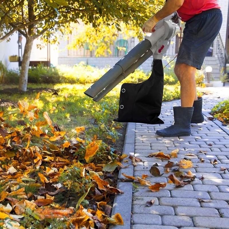 WeddHuis Leaf Vacuum Collector Bag Waterproof Breathable Oxford Zipper Garden