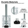 Wukemaoyi Adjustable Leveling Feet, 4 PcsAdjustable Furniture Legs, Furniture Levelers,