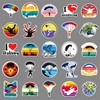Pack of 50 Skydiving Sticker Set Waterproof Vinyl Stickers for