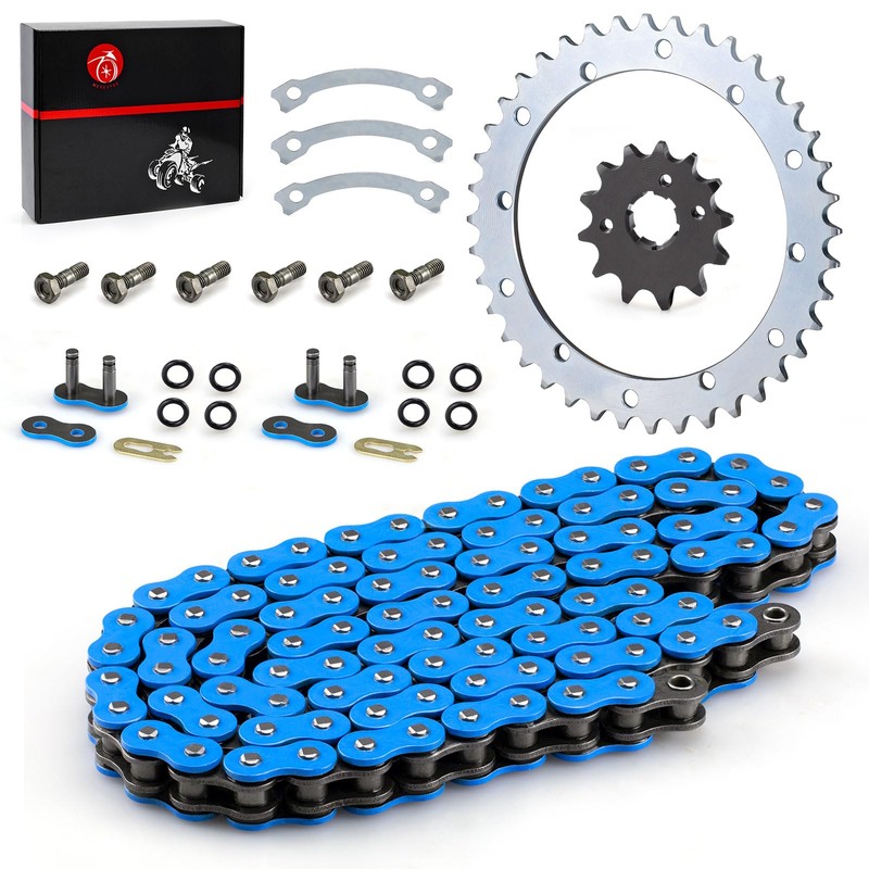 Heavy Duty O-Ring Drive Chain And Drive Sprockets Kit Compatible