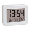 TFA Dostmann Mini Wecker mit Temperatur, 60.2044.02, Tischuhr, batteriebetrieben, inkl