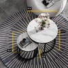 Round Coffee Table Set of 2,Stacking End Table for Living