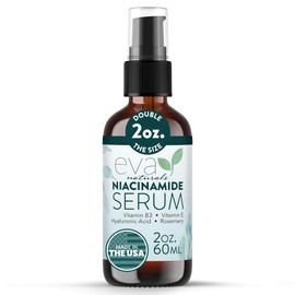 Vitamin B3 5 Niacinamide Serum by Eva Naturals (2 oz) - Niacinamide Benefits Skin with Incredible Anti-Aging and Reduces Appearance of Wrinkles, Acne 