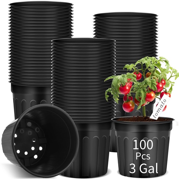 Ziliny Flexible Flower Plant Nursery Pots Bulk Plastic Seedling Pots