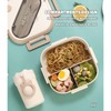 Chchmu Bento Box with Compartments Portable Lunch Box with Handle