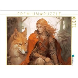 CALVENDO Puzzle A Wood elf with Fox | Size