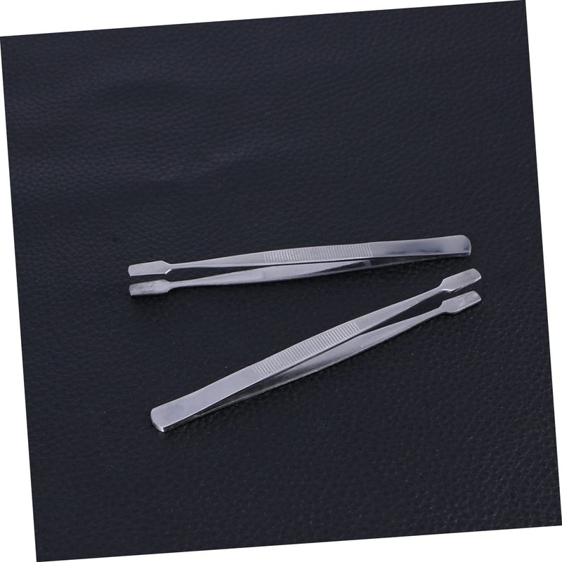 IWOWHERO Stainless Steel Stamp Tweezer 3pcs Set Precision Nipper for