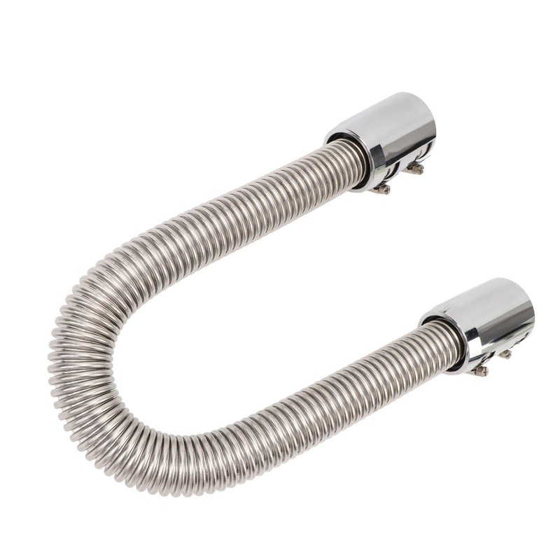 Ausla Kühlerschlauch, 24 Zoll Edelstahlkühlkühlerkühler -Kühlmittelschlauchkit für 1‑1/4in ‑/2in ‑3/4in