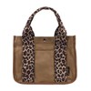 Lizdays Women's Tote Bag, Solid, Small, Dividers, Freestanding, Many Pockets