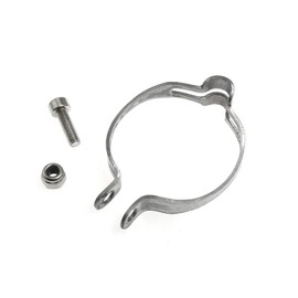 Maxmoral 4 Sets of 28.6mm Metal Ring to Frame MTB Bike Cable Guide Brake Cable Shift Cable Derailleur Cable Base Guide Clip Fitting Line Tube Seat Clamp